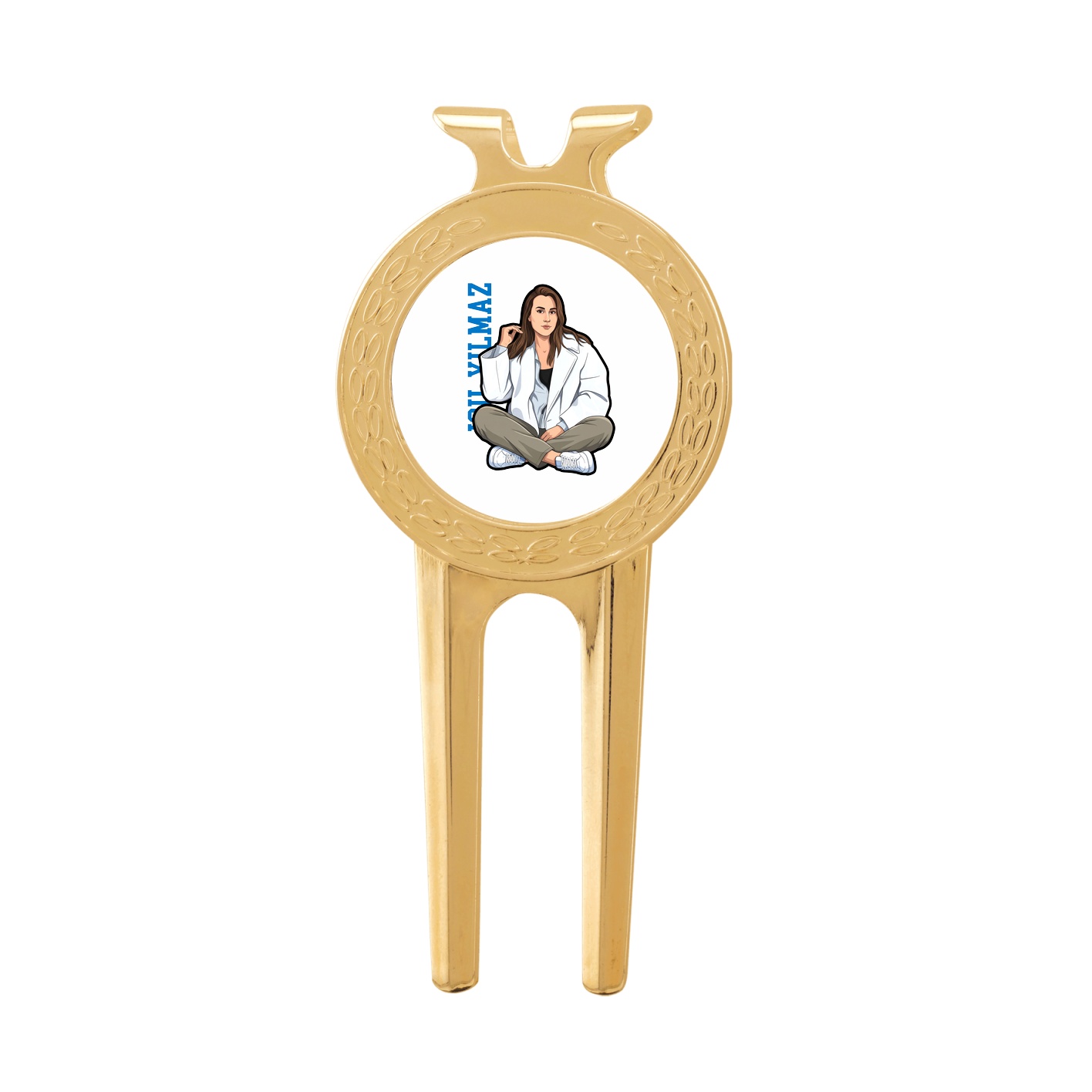 Divot Tool with Ball Marker — Name Vertical in Classic