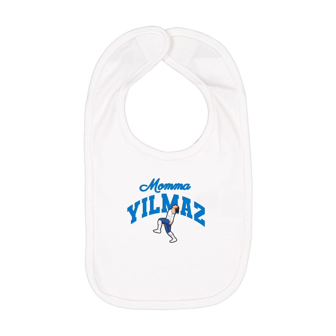 Infant Bib — Mothers Day Arch in White