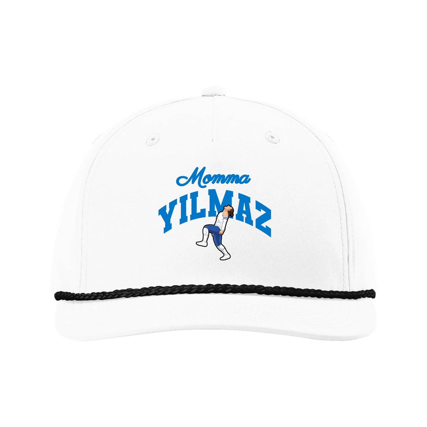 Five-Panel Classic Rope Cap — Mothers Day Arch in White