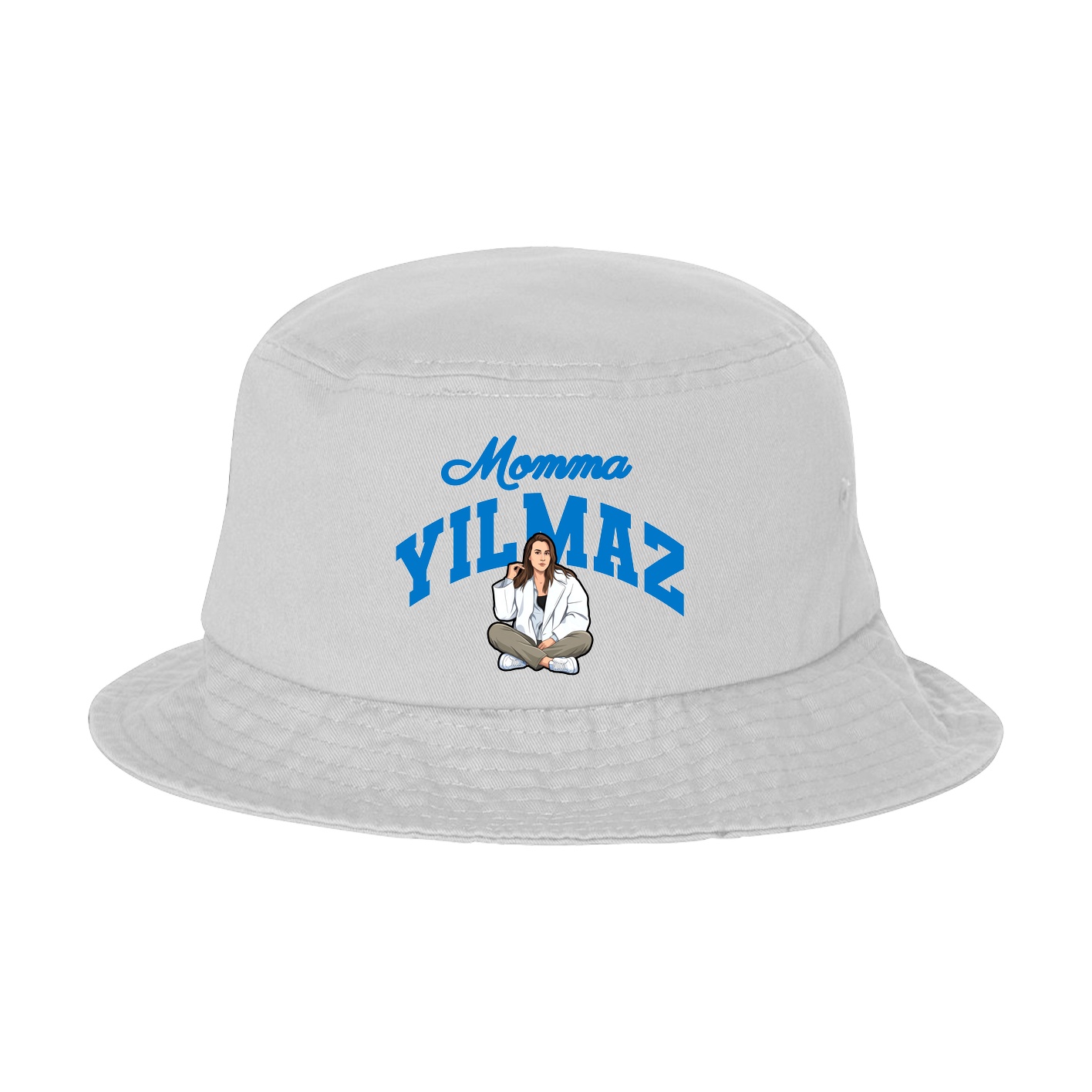 Bucket Cap — Mothers Day Arch in White