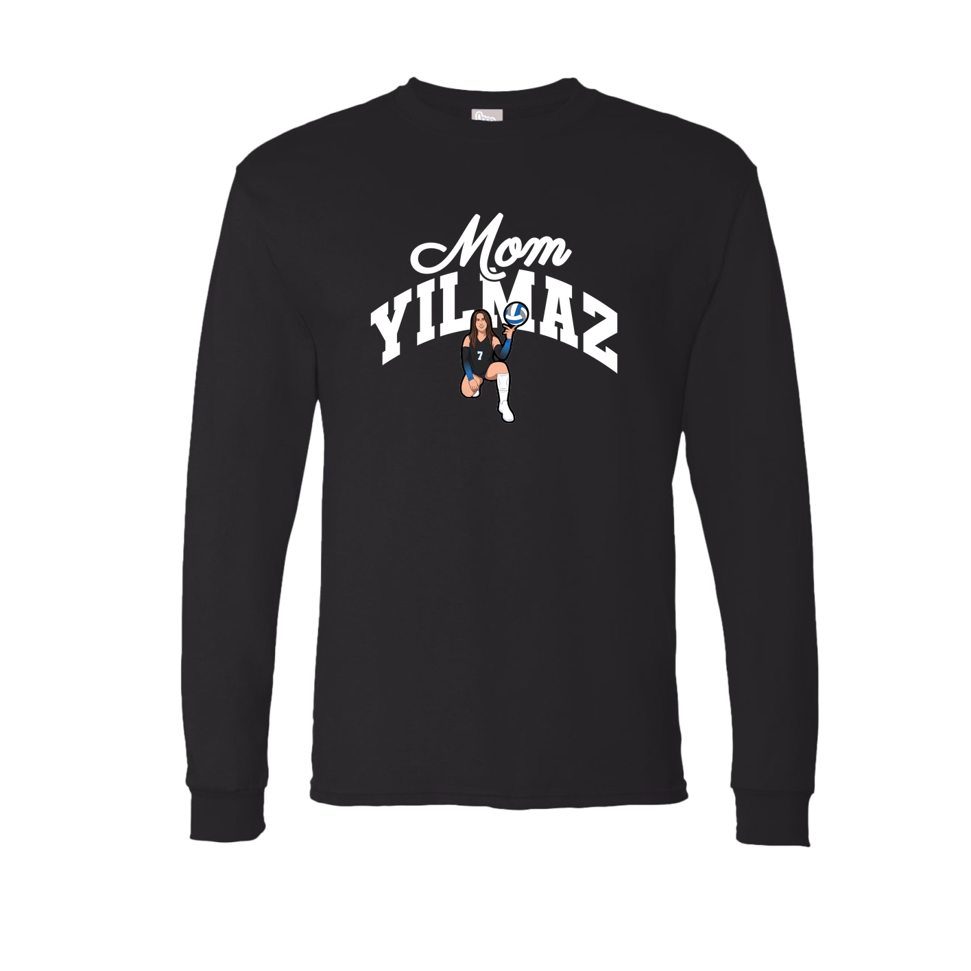 Long Sleeve Tee — Mothers Day Arch in Black