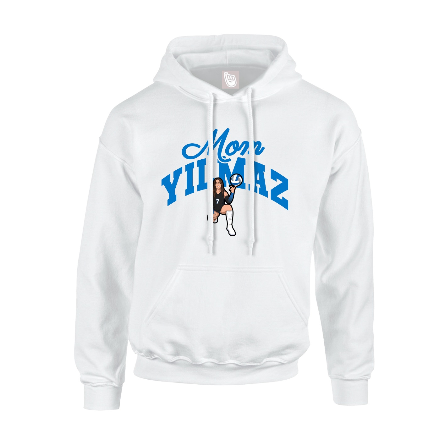 Hoodie — Mothers Day Arch in White