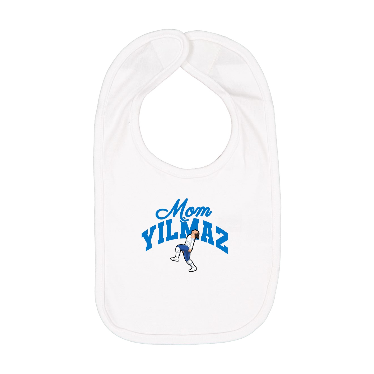 Infant Bib — Mothers Day Arch in White