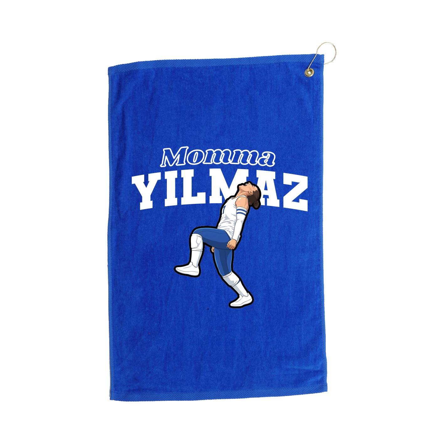 Golf Towel — Mothers Day Block in Royal