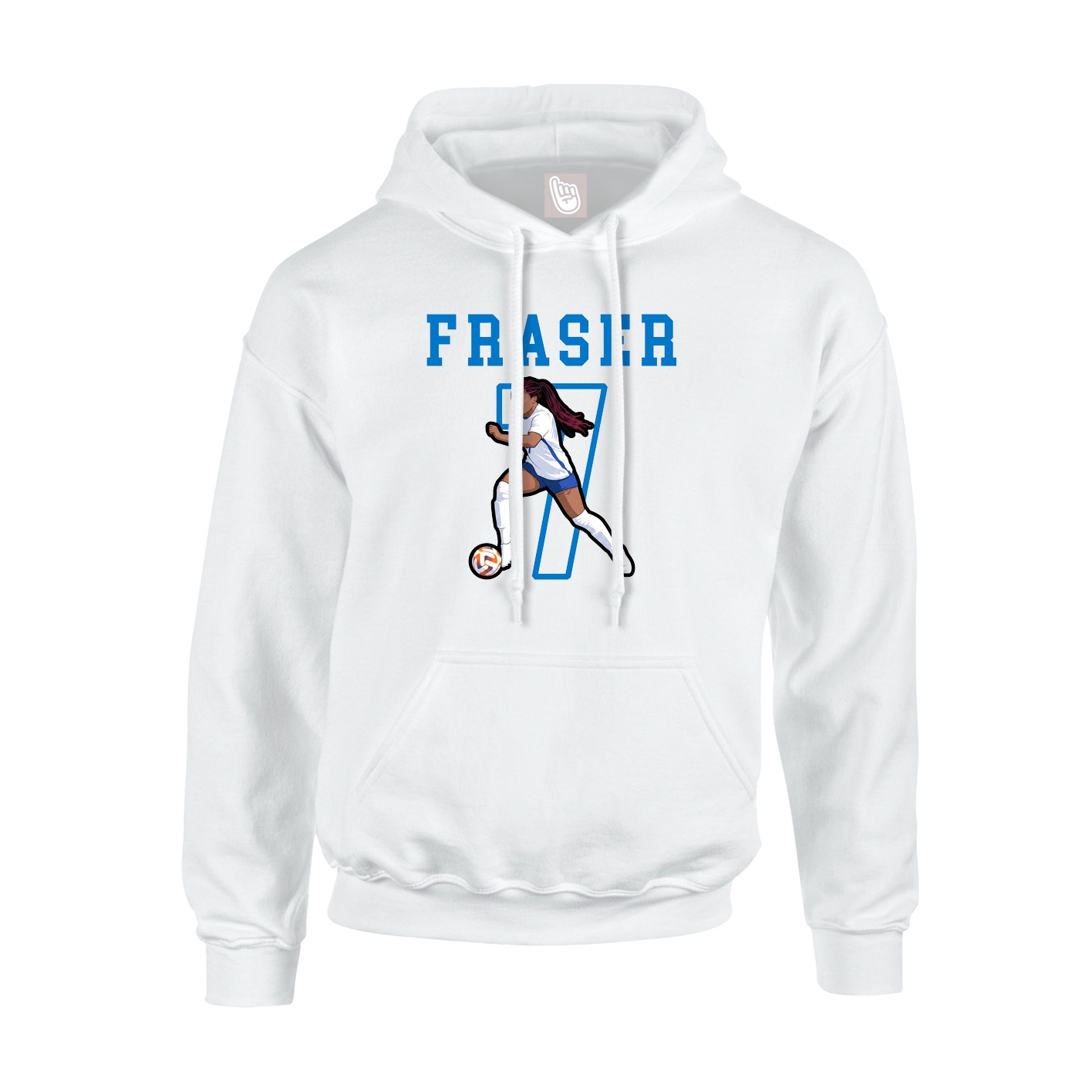 Hoodie — Shirsey in White