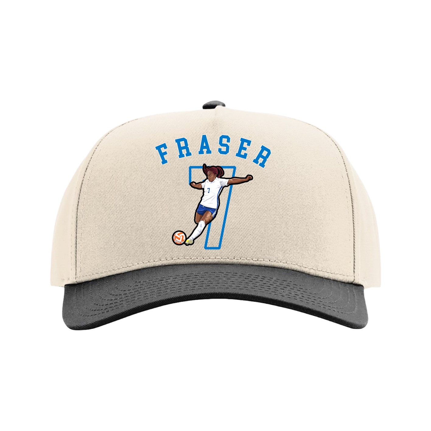 Full Fabric Five-Panel Champ Cap