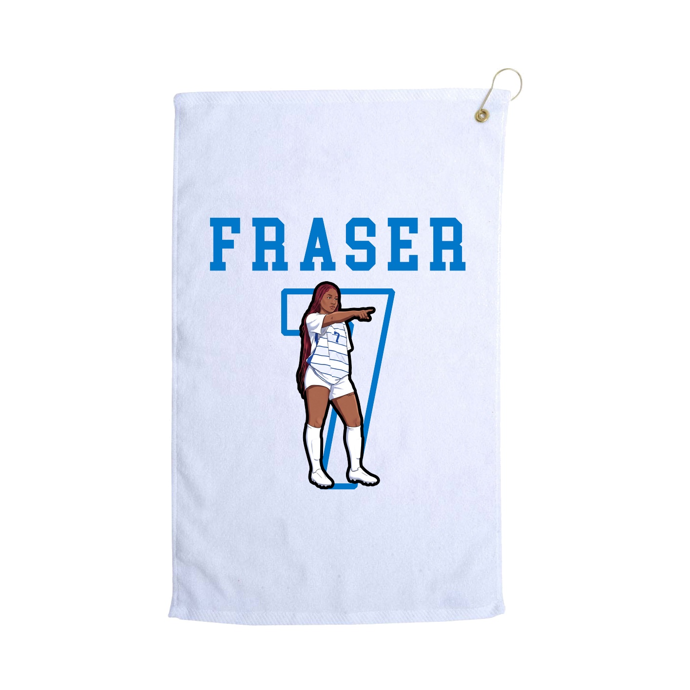 Golf Towel — Shirsey in White