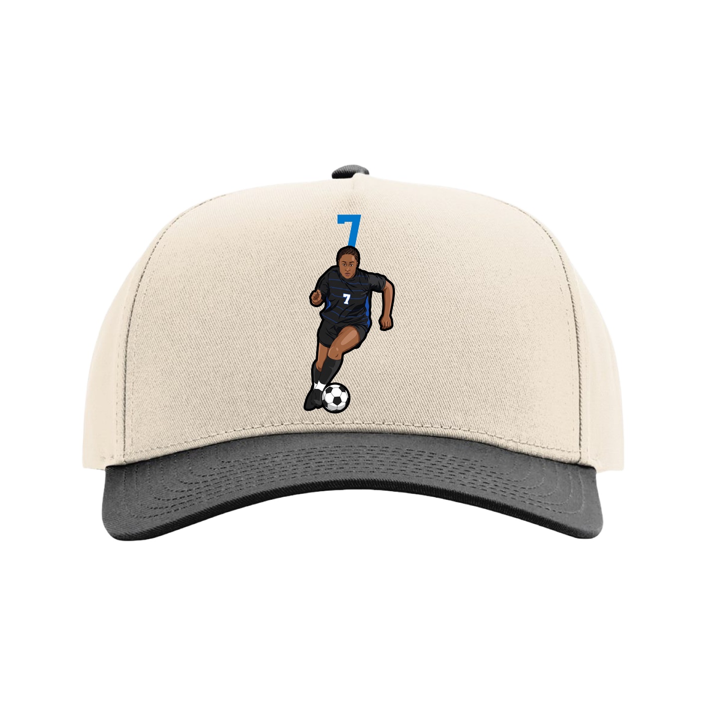 Full Fabric Five-Panel Champ Cap
