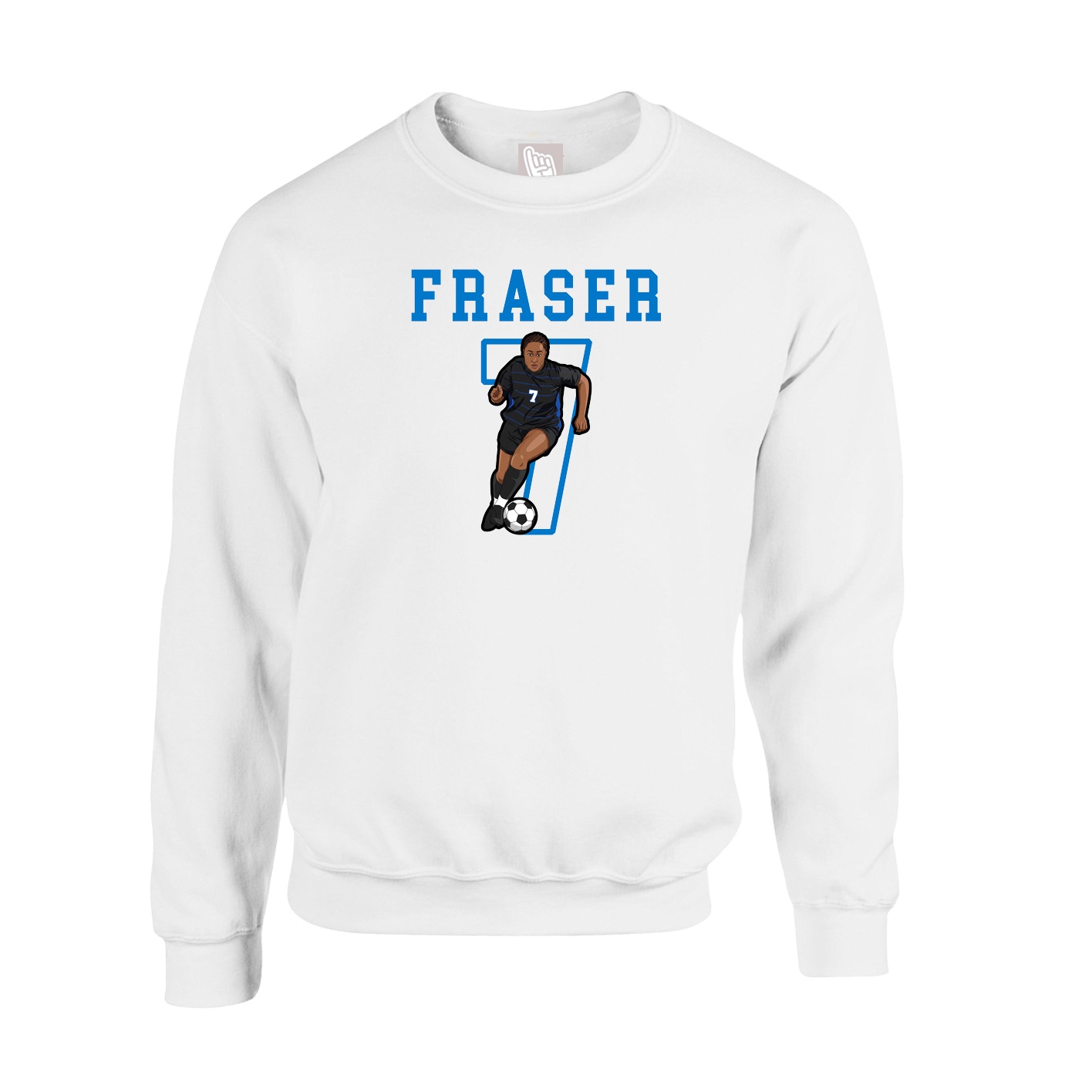 Fleece Crew — Shirsey in White