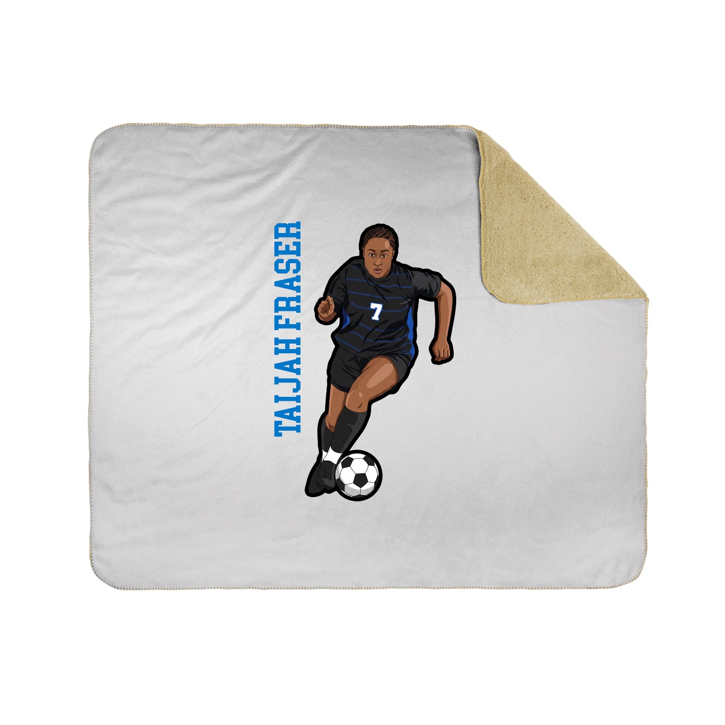 50x60 Sherpa Lined Throw Blanket
