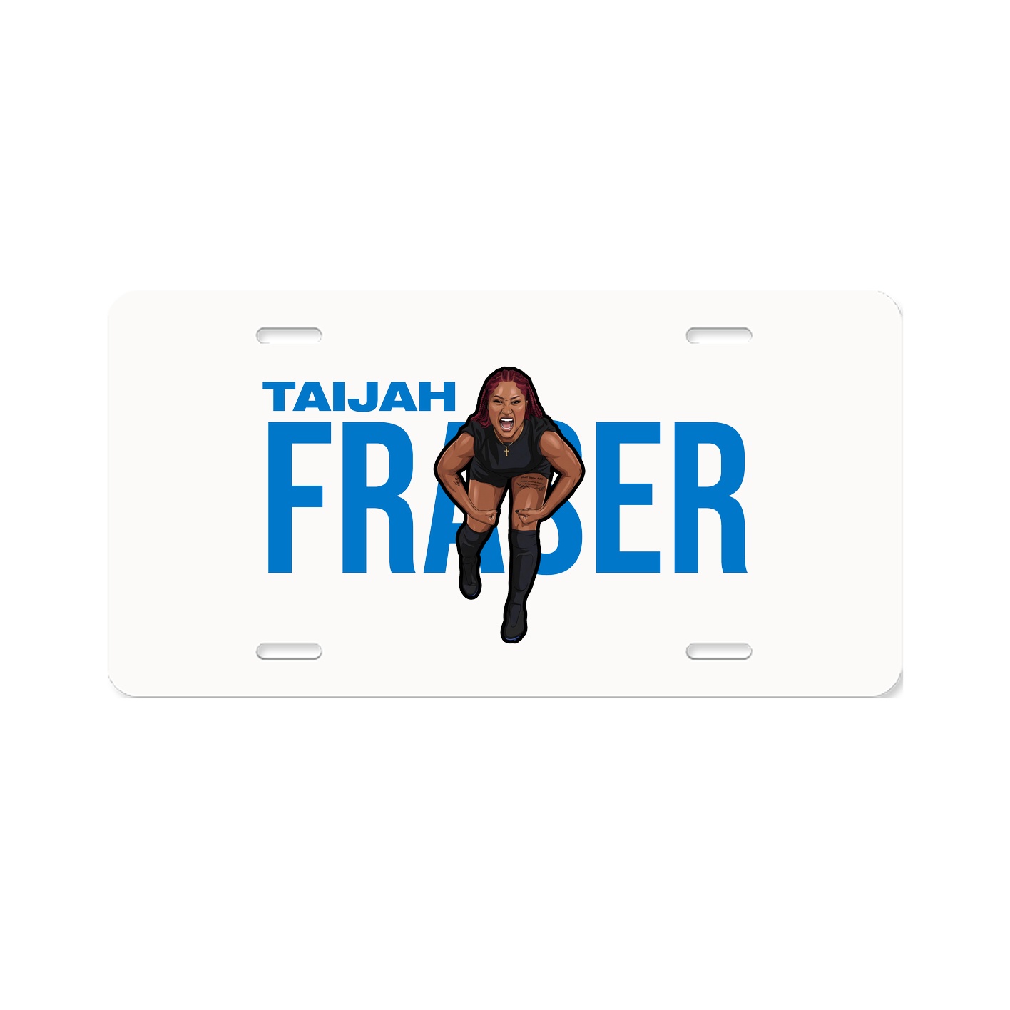 License Plate — Player Name in Classic