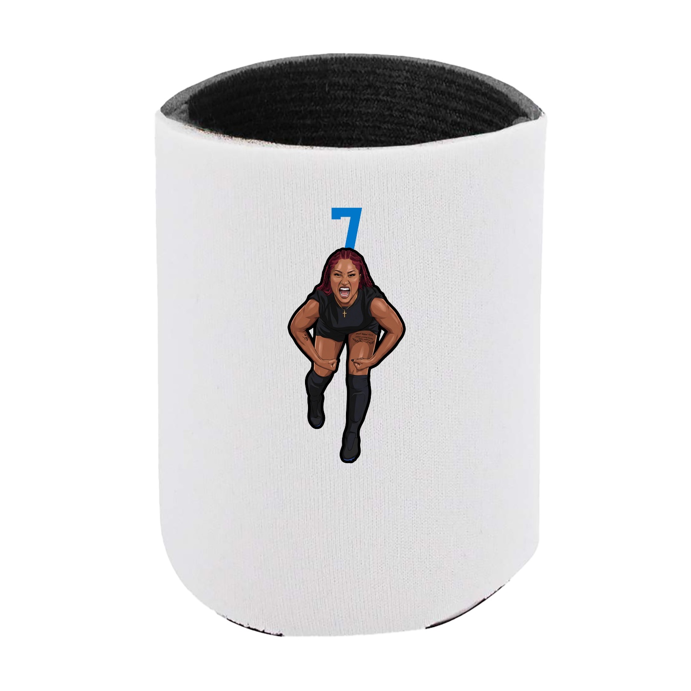 Can Holder — Number Top in White