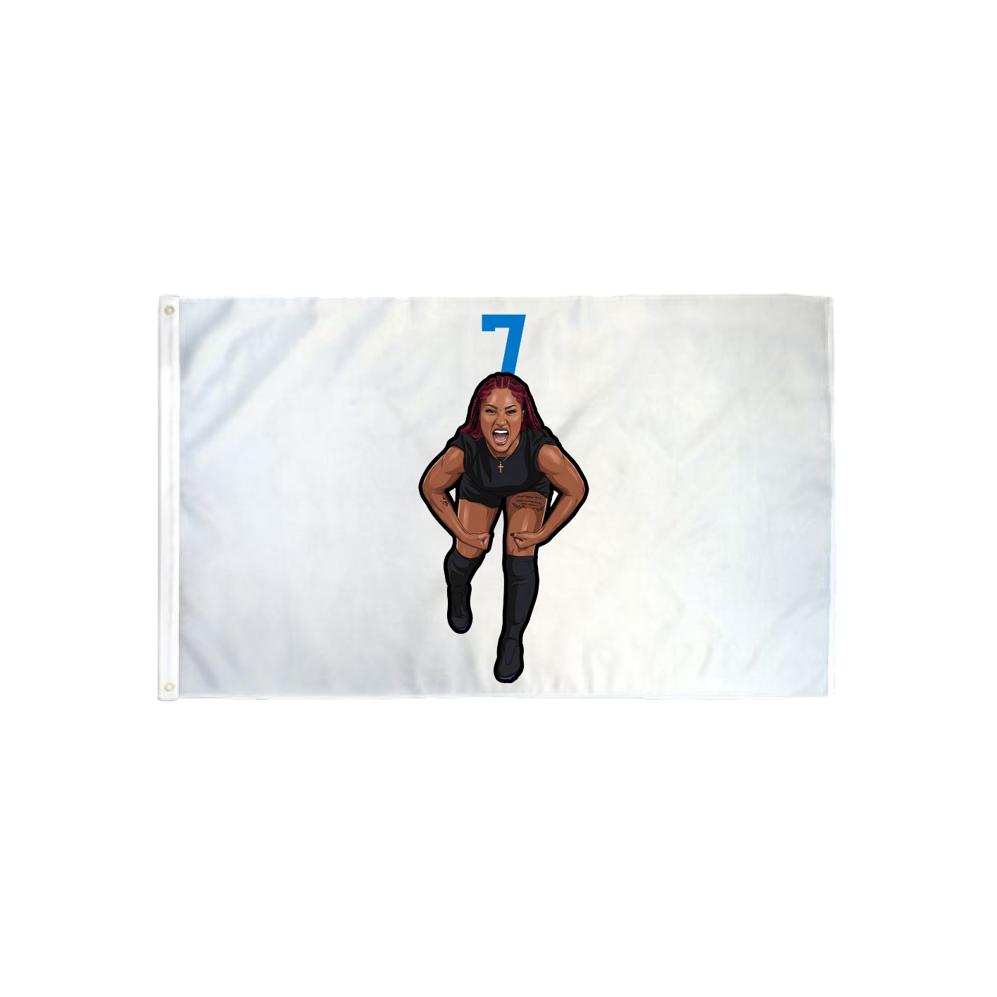 3x5 Flag — Number Top in Classic