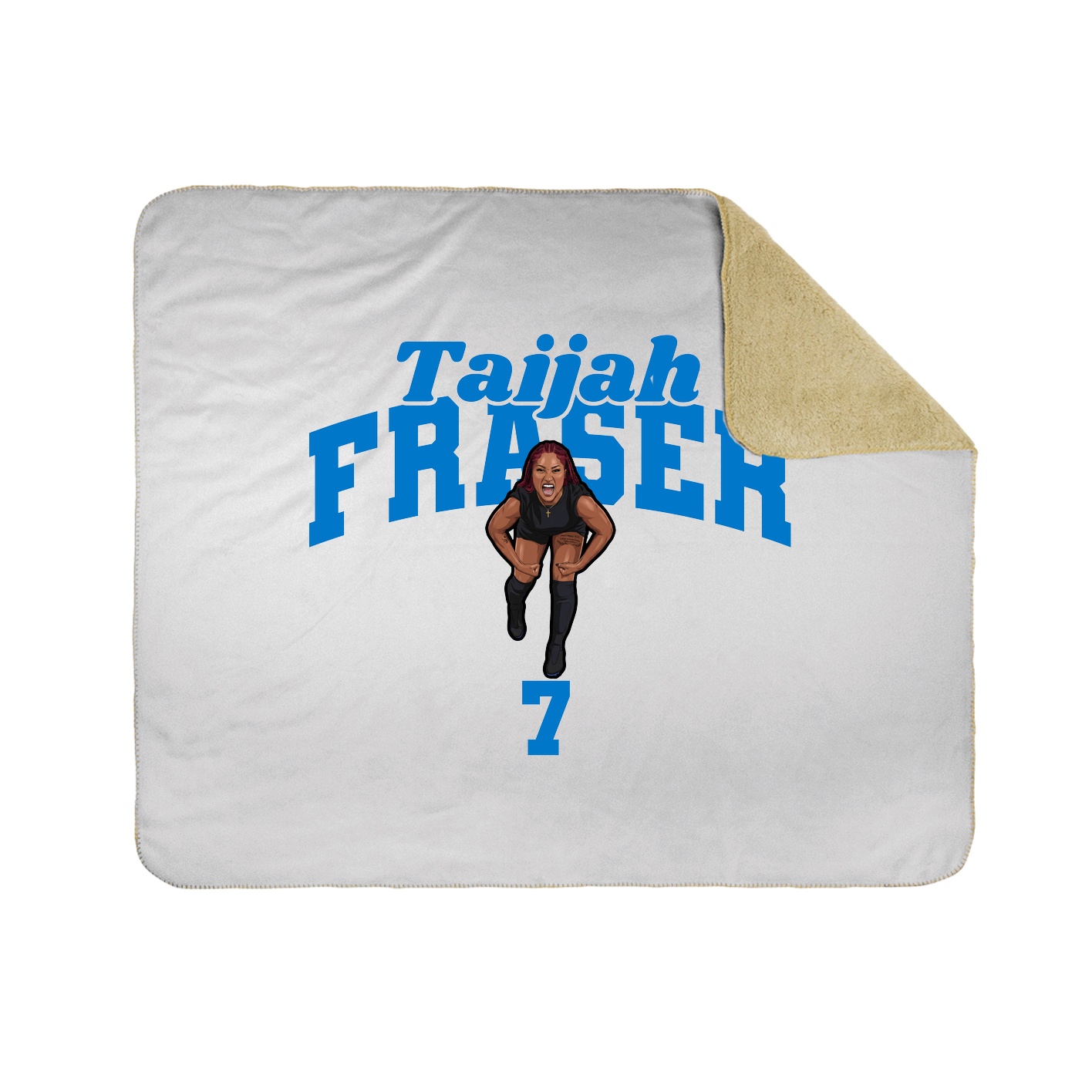 Throw Blanket — Signature Arch in White