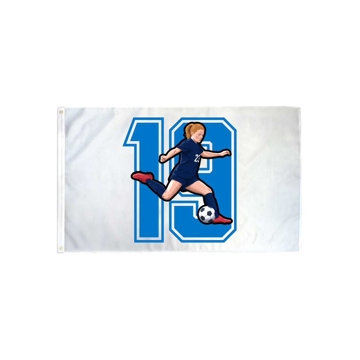 3x5 Flag — Number in Classic