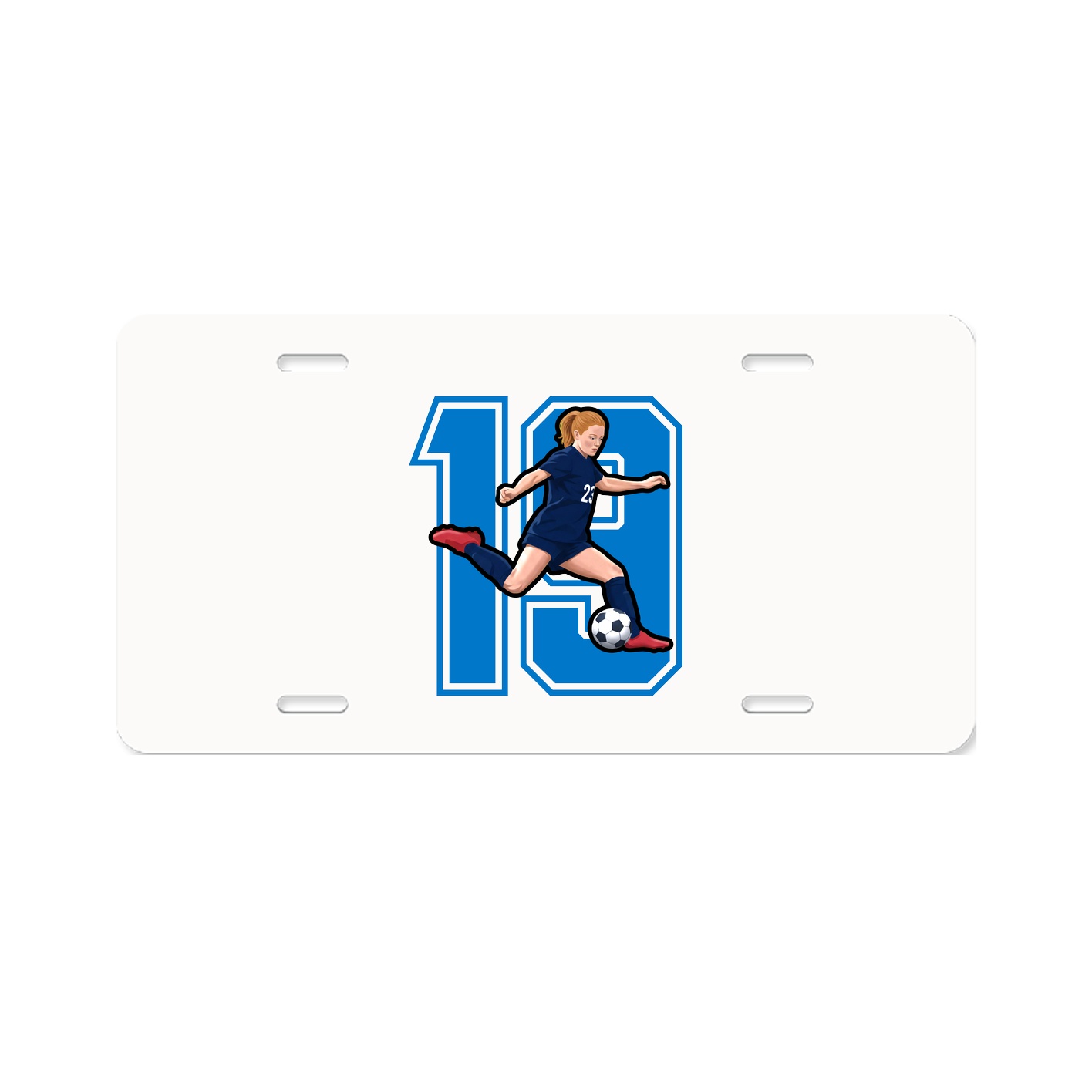 License Plate — Number in Classic