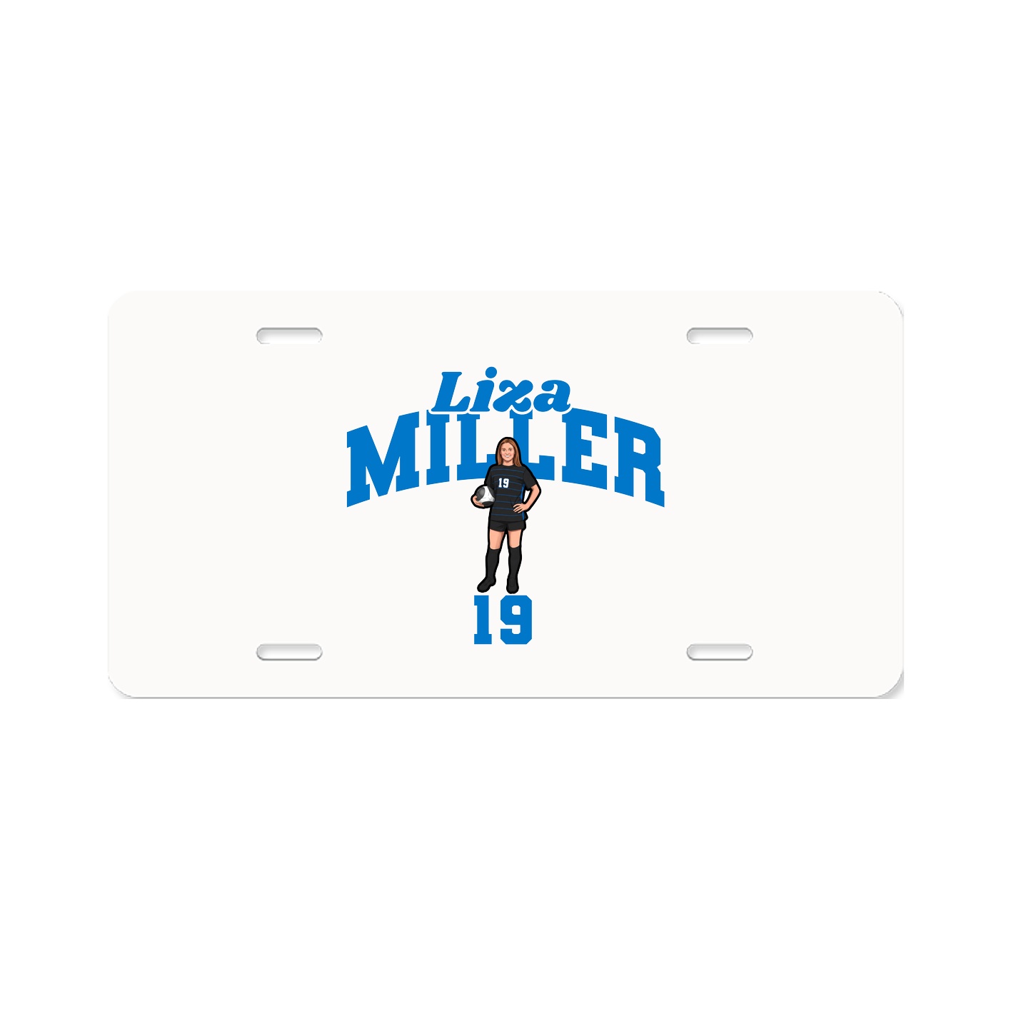 License Plate — Signature Arch in Classic