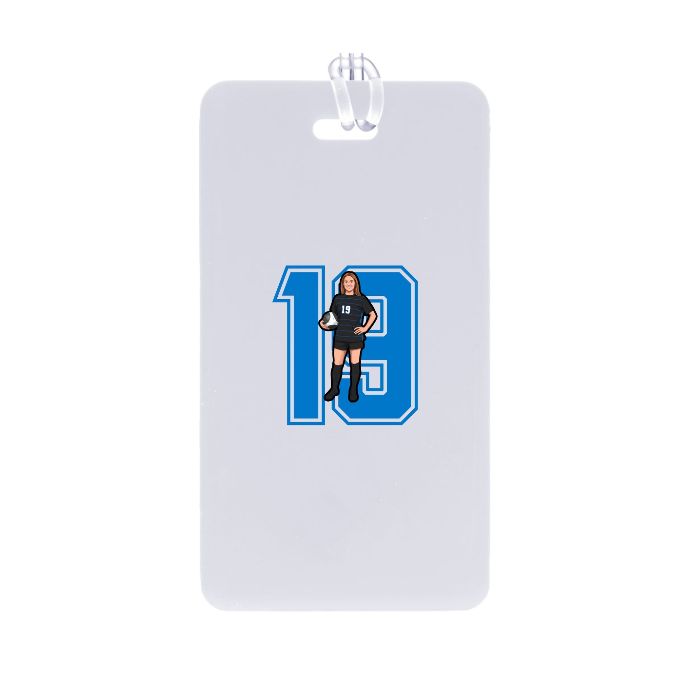 Bag Tag — Number in Classic
