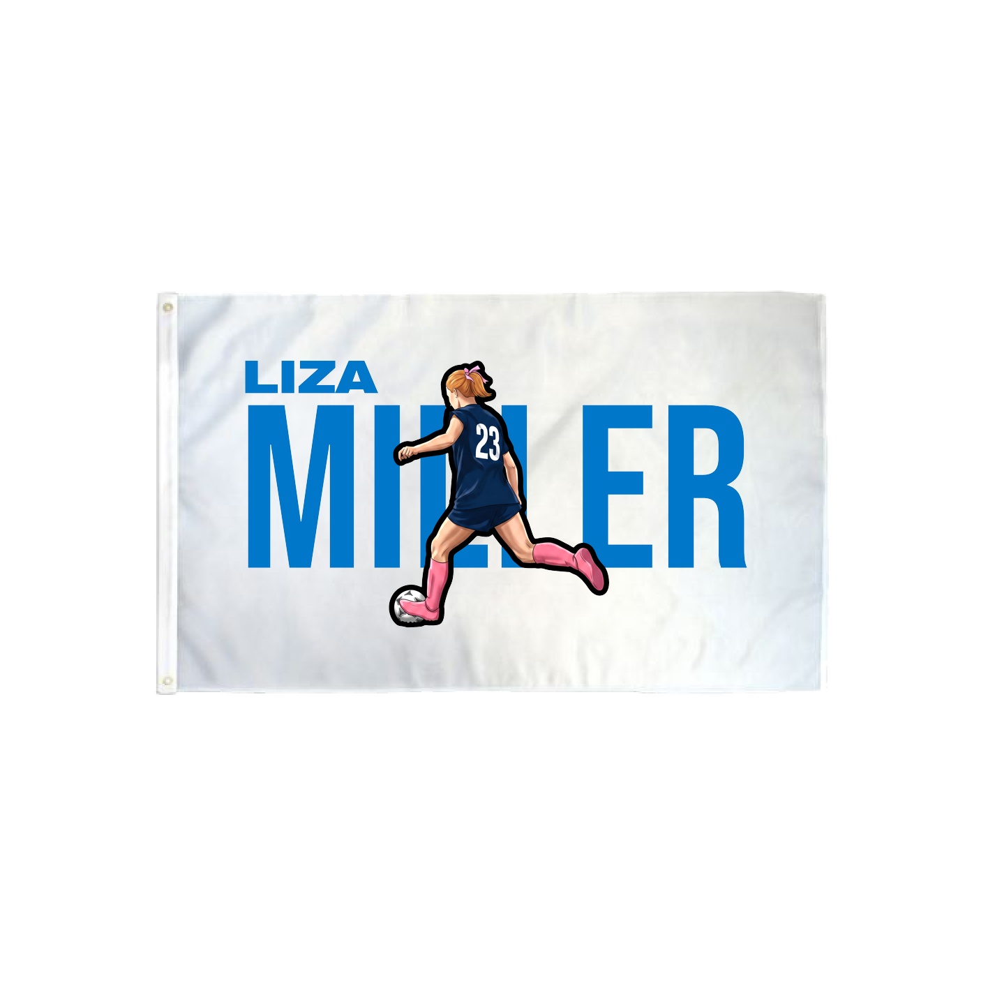 3x5 Flag — Player Name in Classic