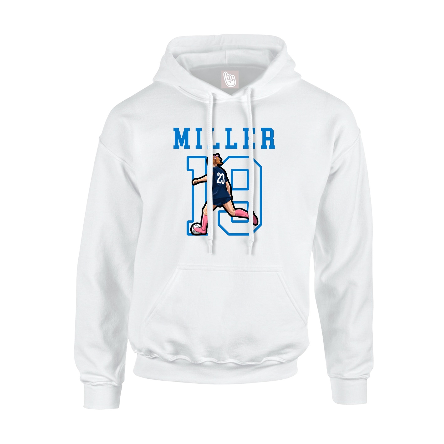 Hoodie — Shirsey in White