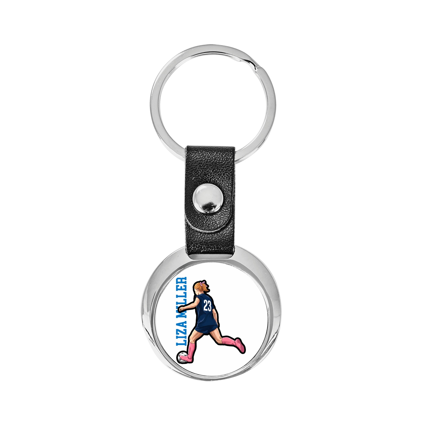 Key Chain — Name Vertical in Classic