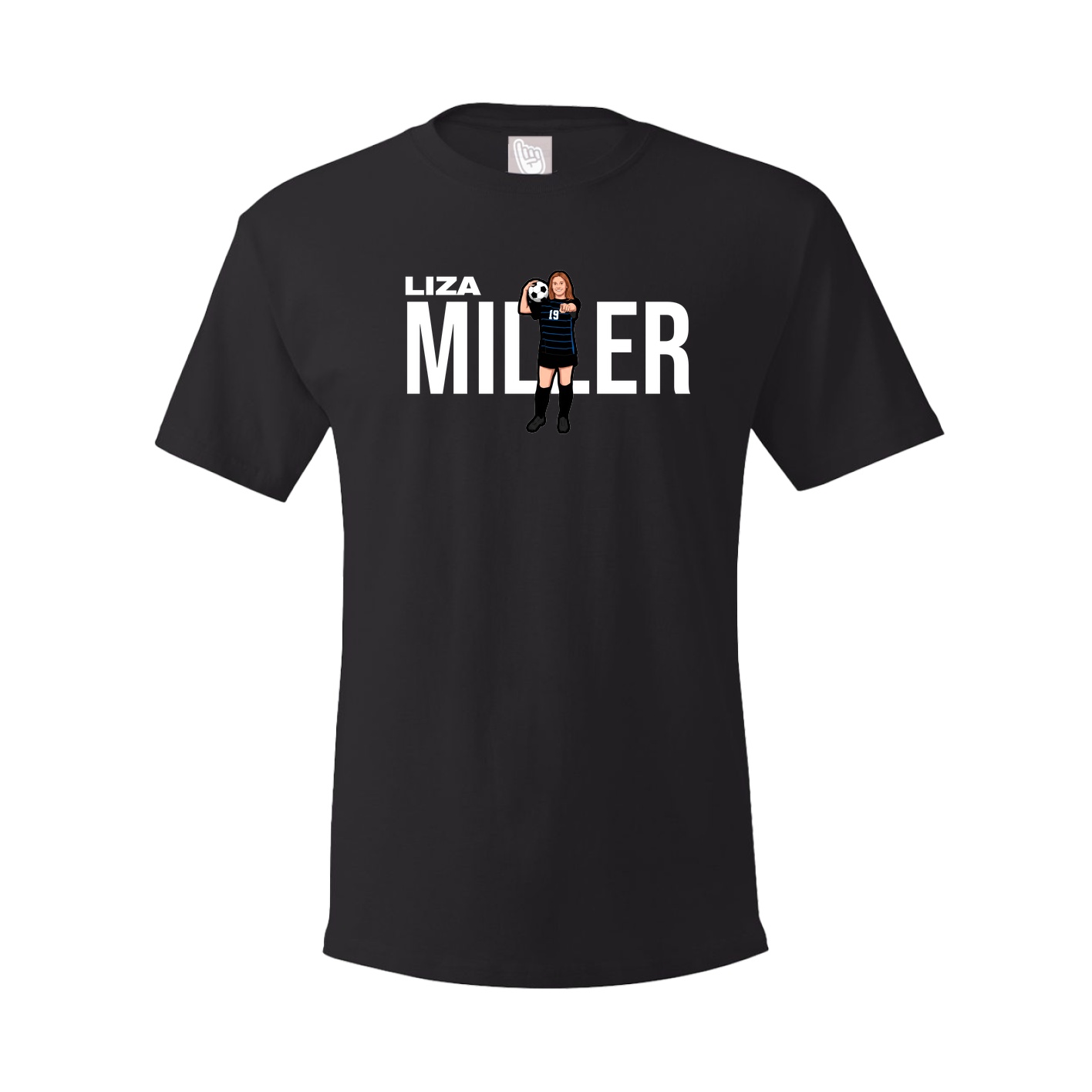 Youth Tee — Player Name in Black