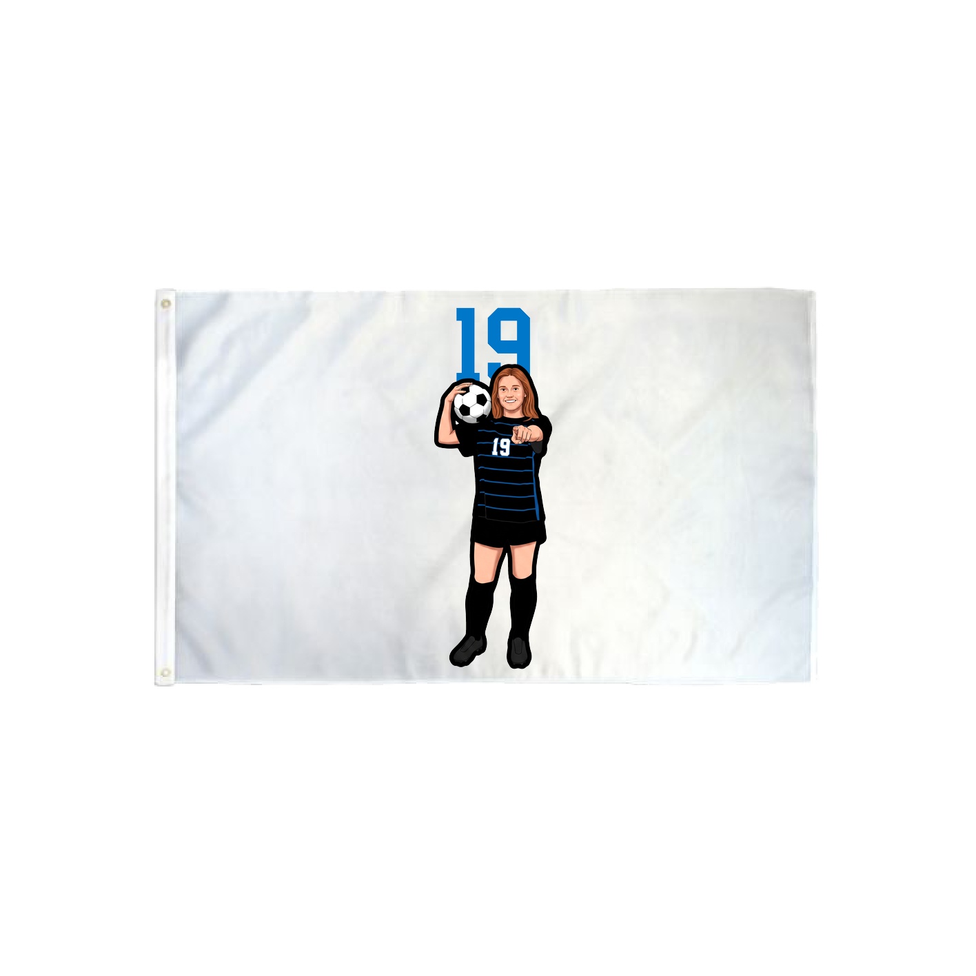 3x5 Flag — Number Top in Classic