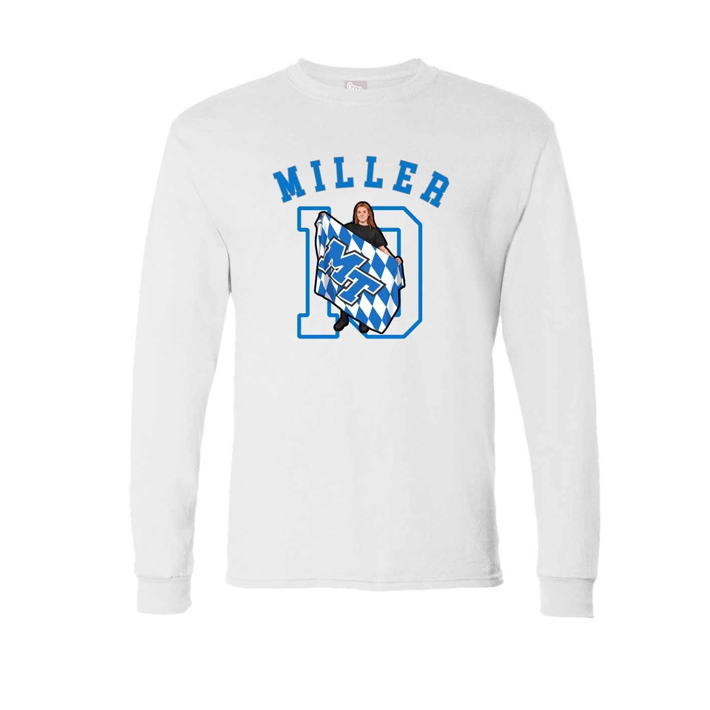 Long Sleeve Tee — Shirsey Arch in White