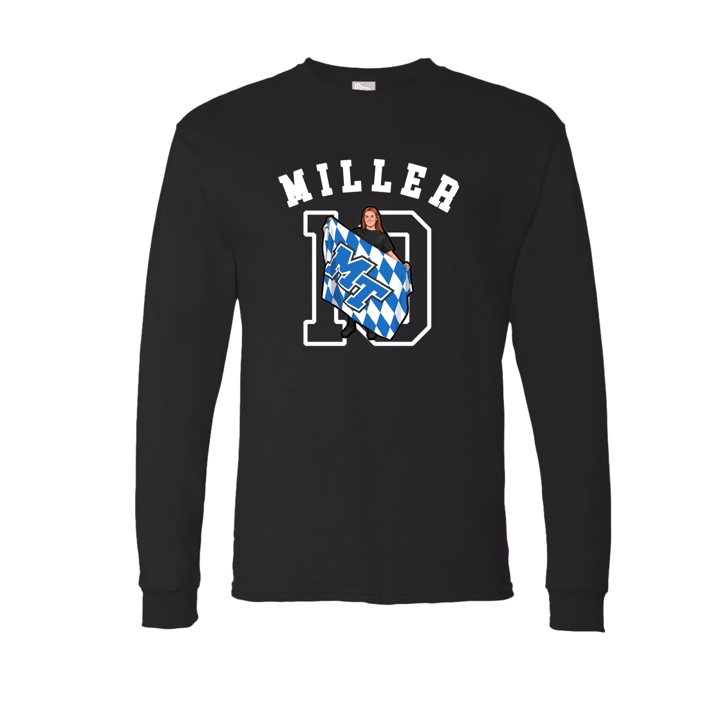 Long Sleeve Tee — Shirsey Arch in Black