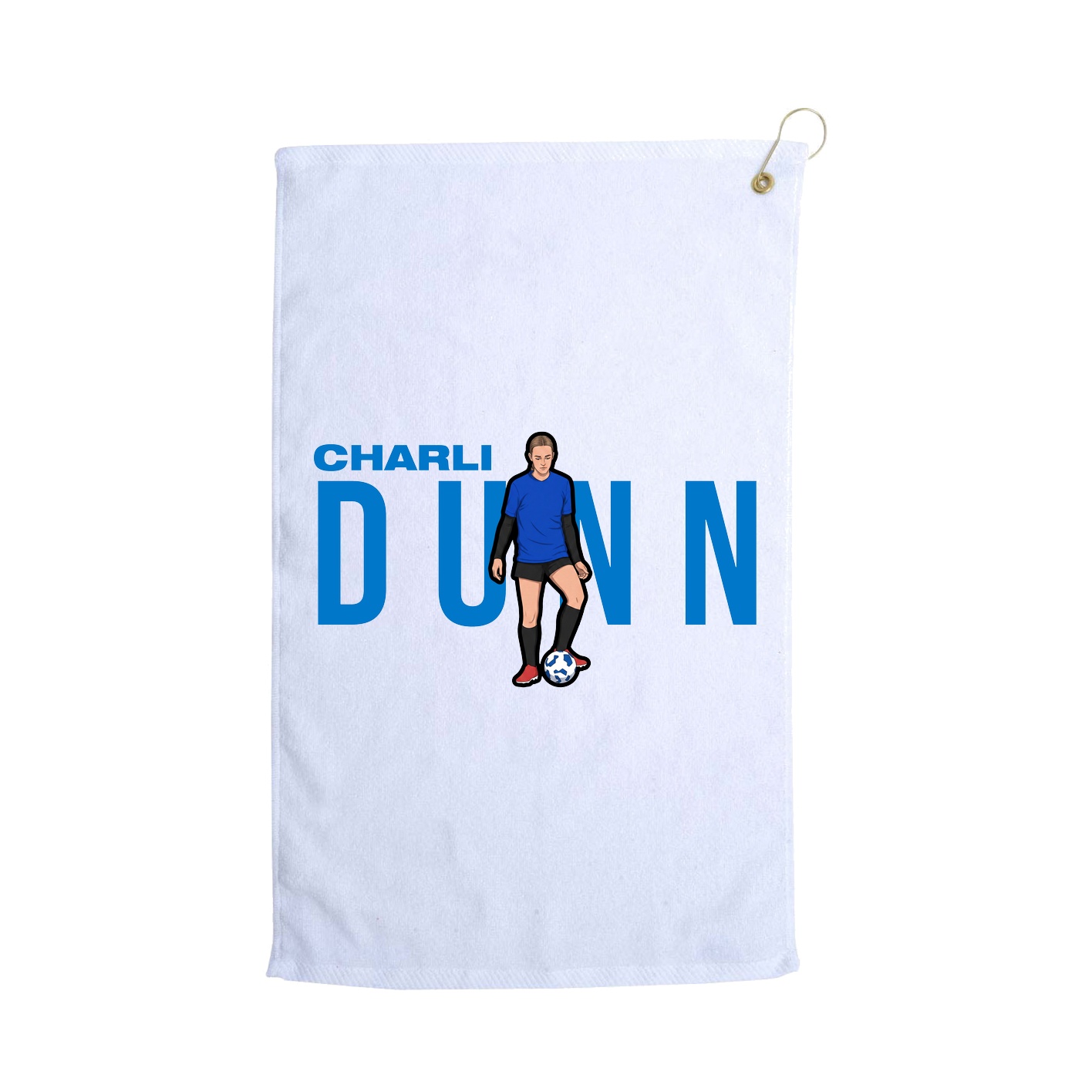 Golf Towel — Player Name in White