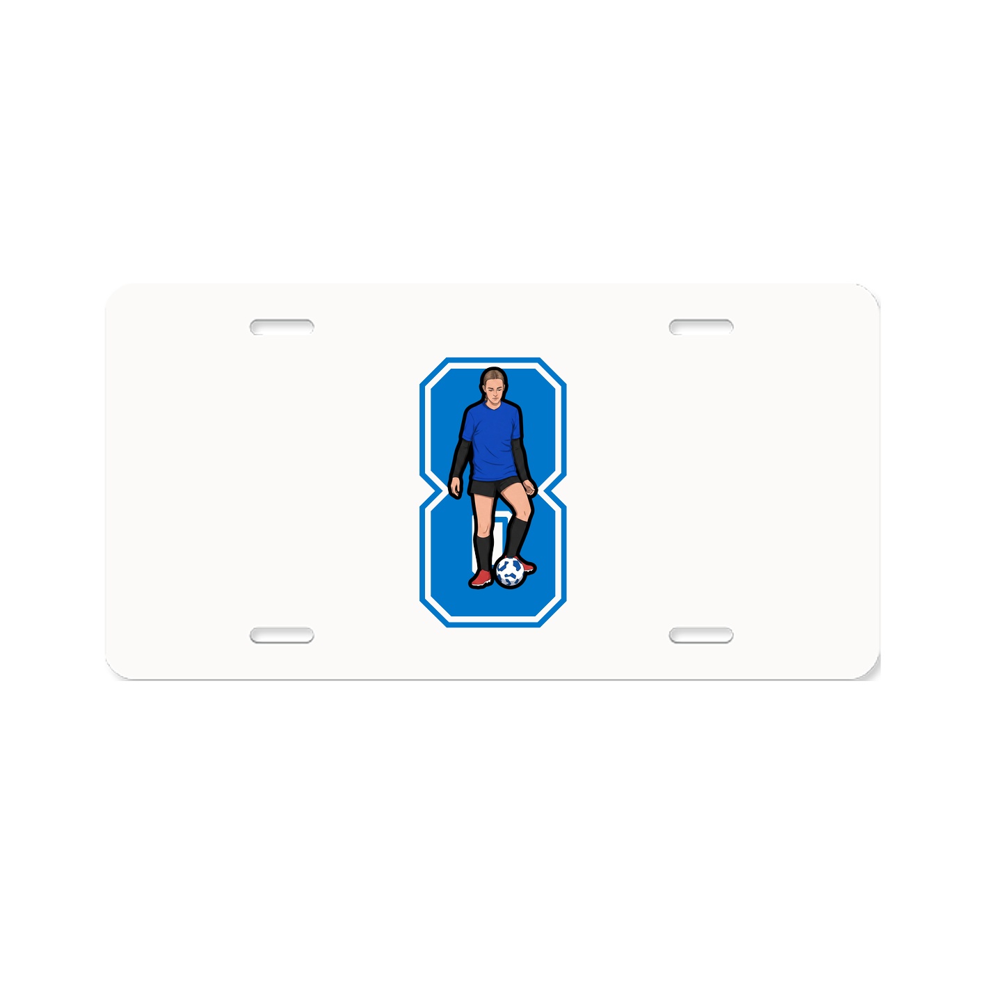 License Plate — Number in Classic