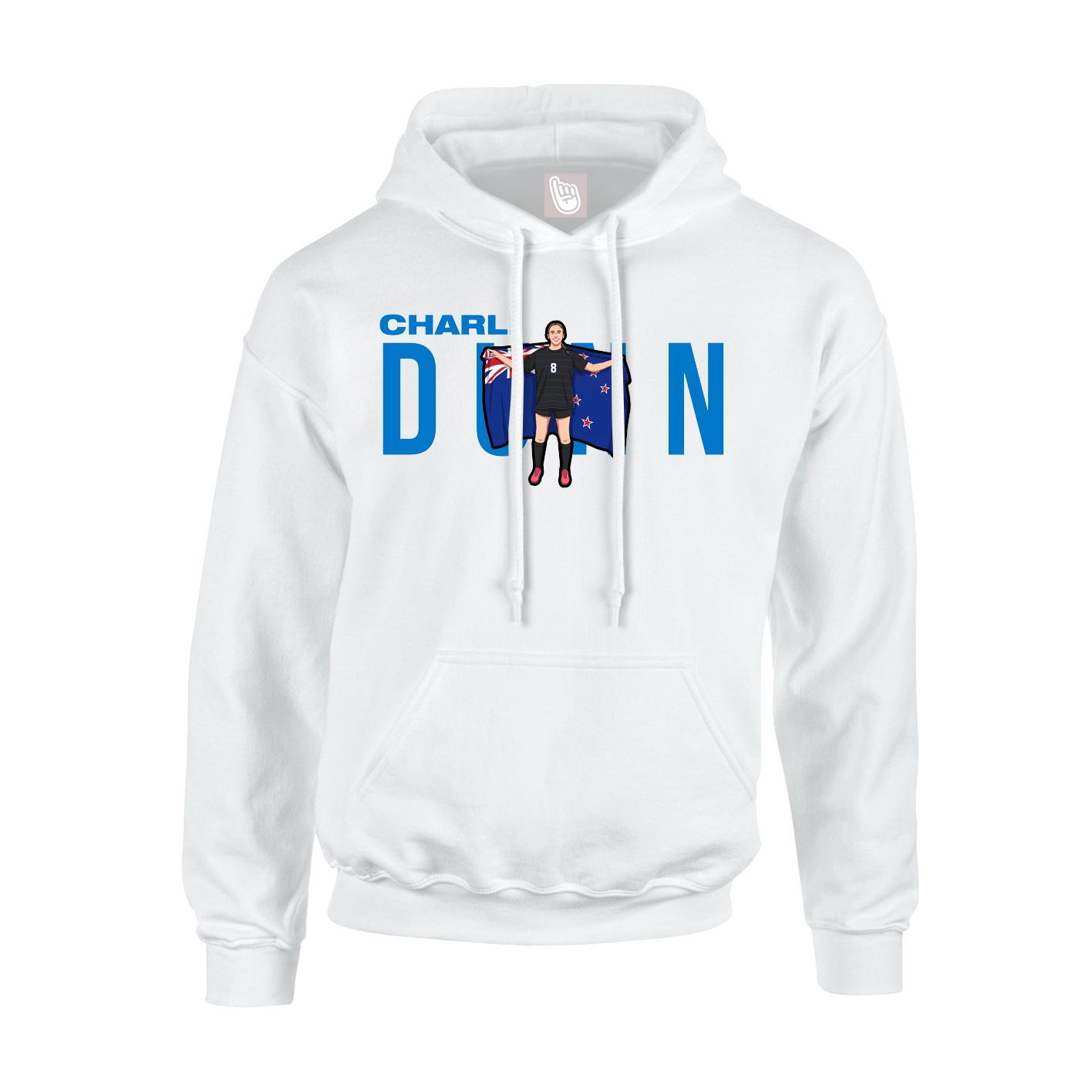 Hoodie — Player Name in White