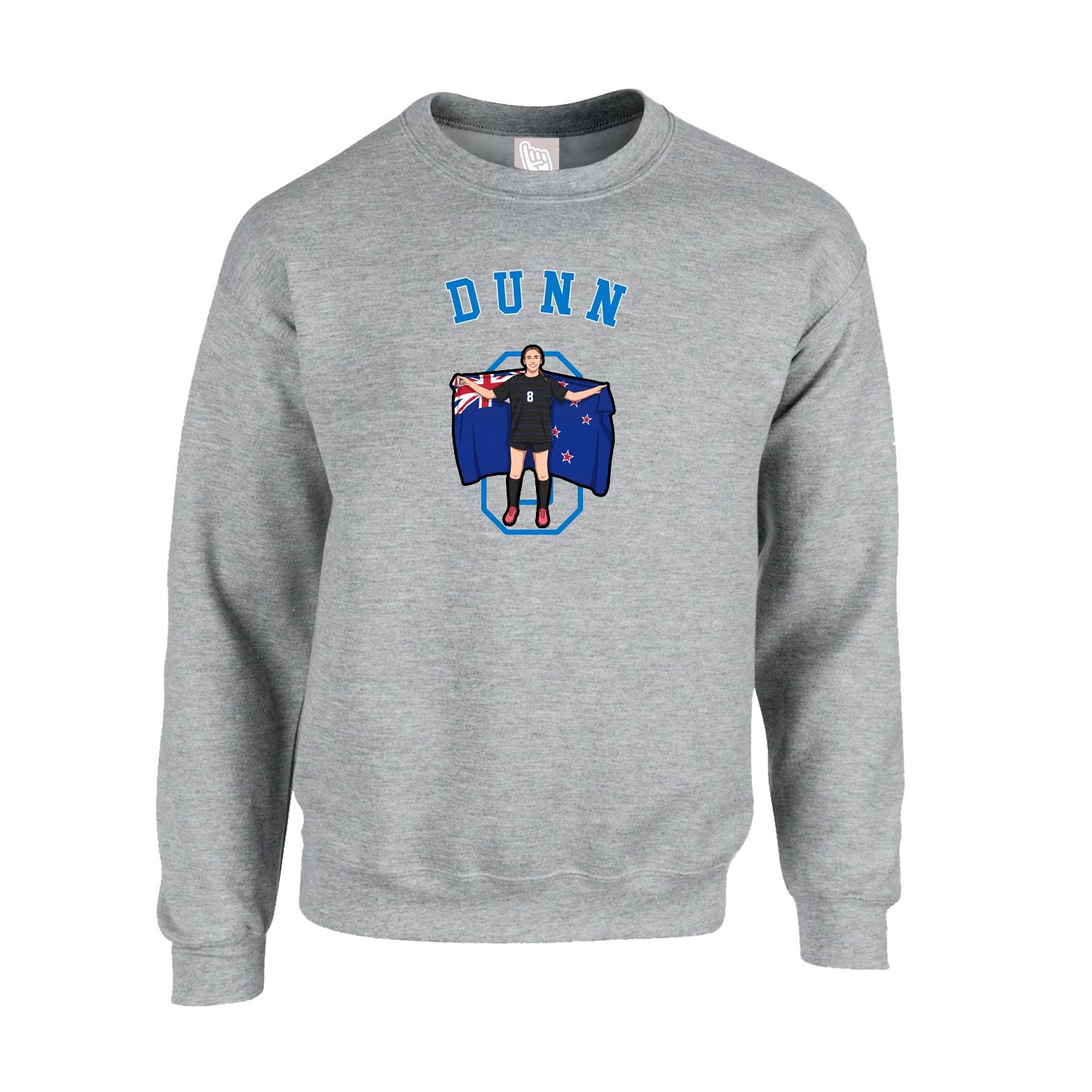 Fleece Crew — Shirsey Arch in Grey