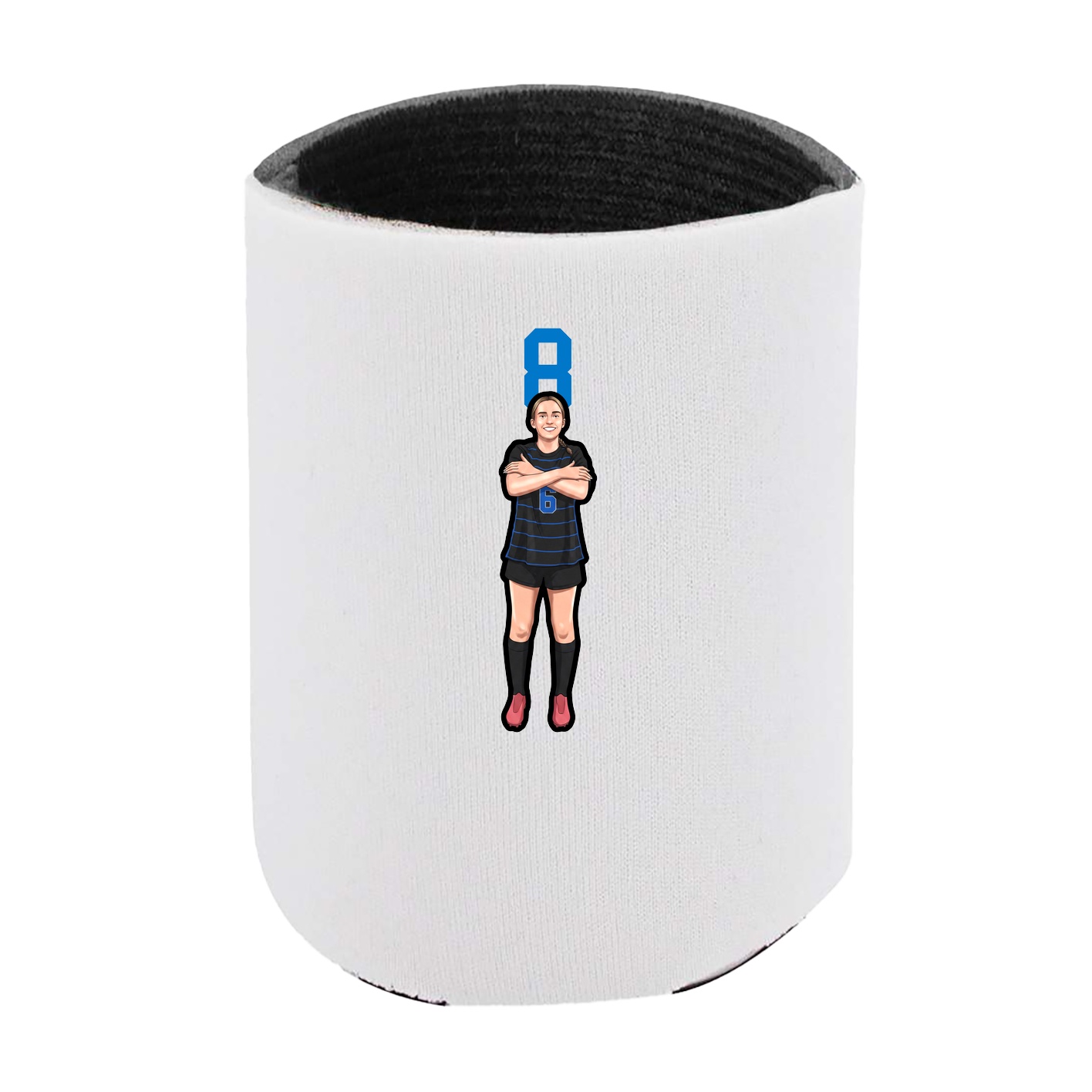 Can Holder — Number Top in White