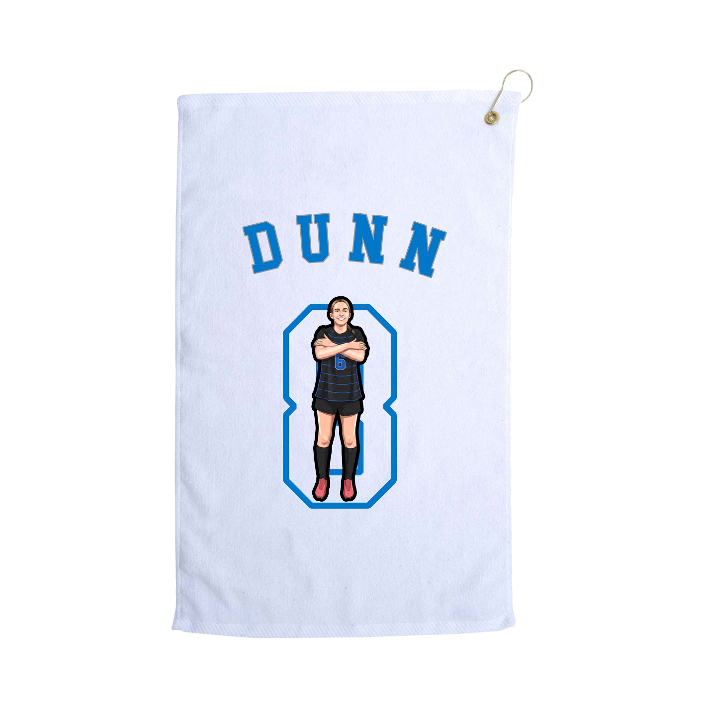 Golf Towel — Shirsey Arch in White