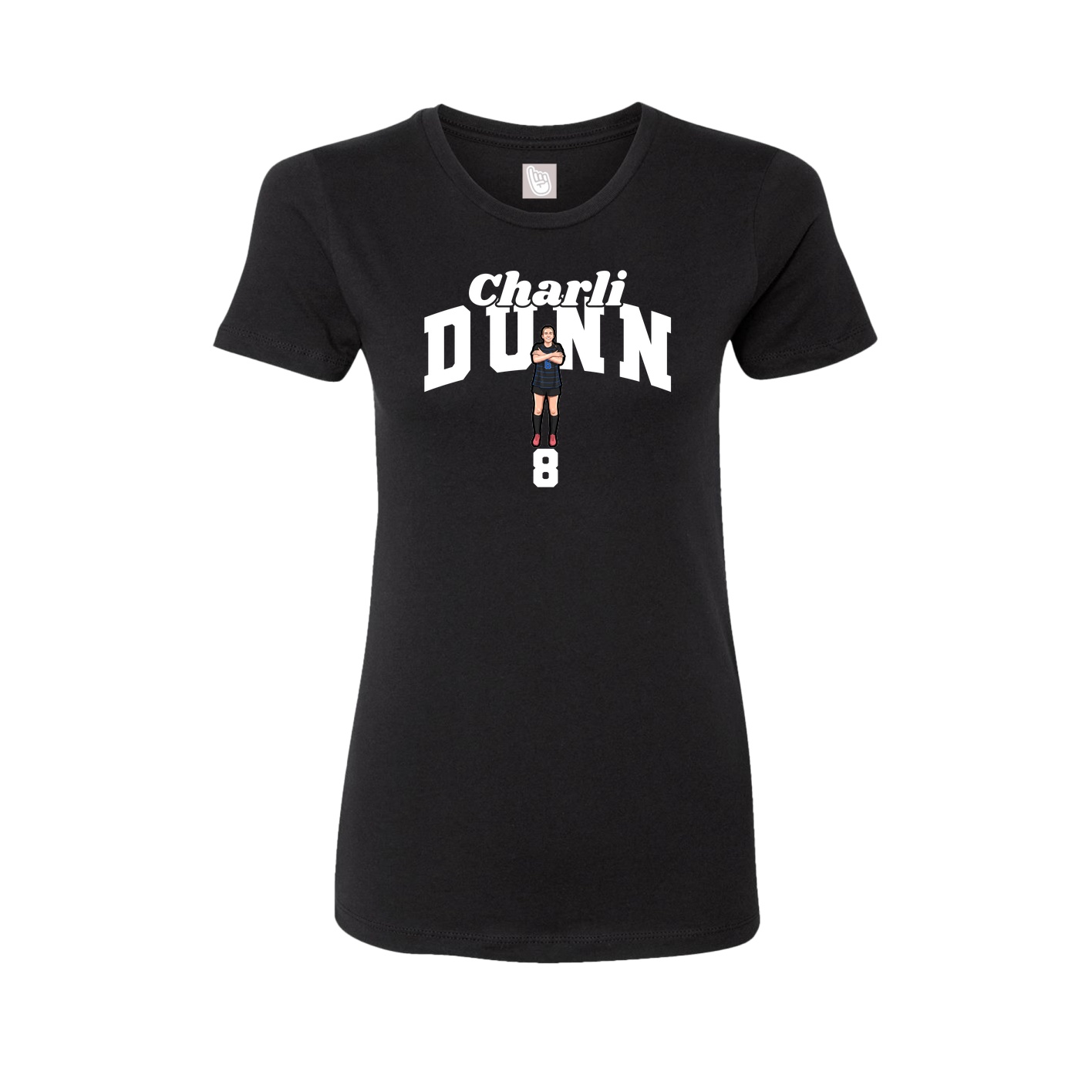 Womens Tee — Signature Arch in Black