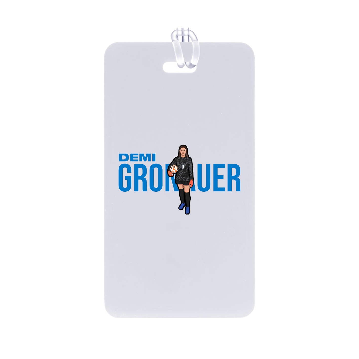 Bag Tag — Player Name in Classic