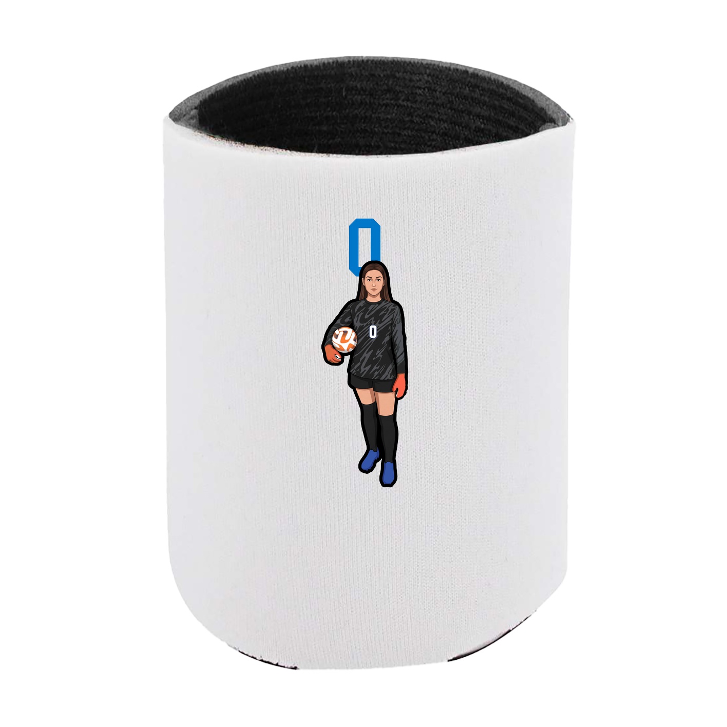 Can Holder — Number Top in White
