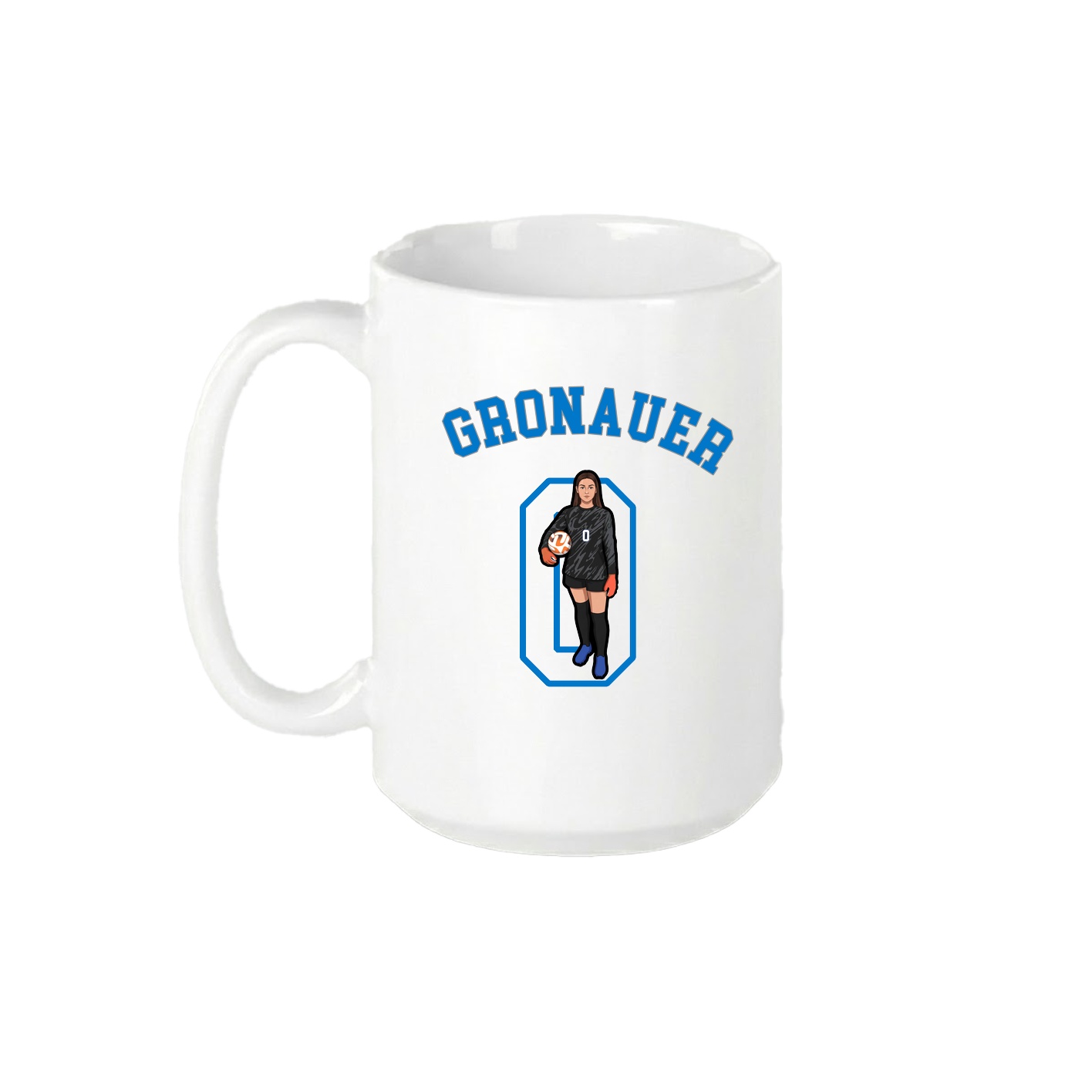 15oz Coffee Mug — Shirsey Arch in White