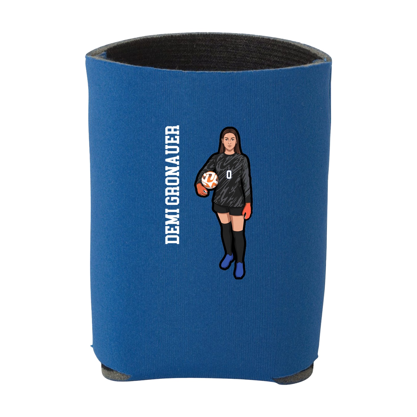 Can Holder — Name Vertical in Royal