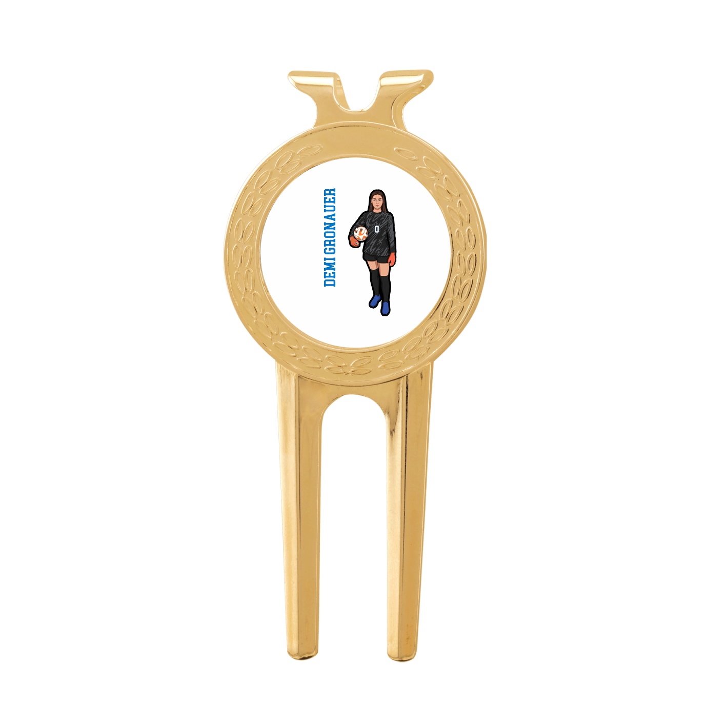 Divot Tool with Ball Marker — Name Vertical in Classic