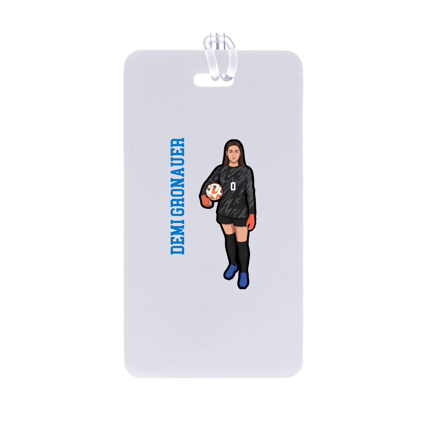 Bag Tag — Name Vertical in Classic
