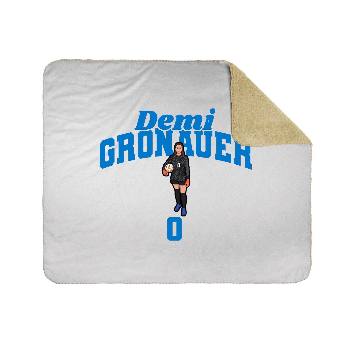 Throw Blanket — Signature Arch in White