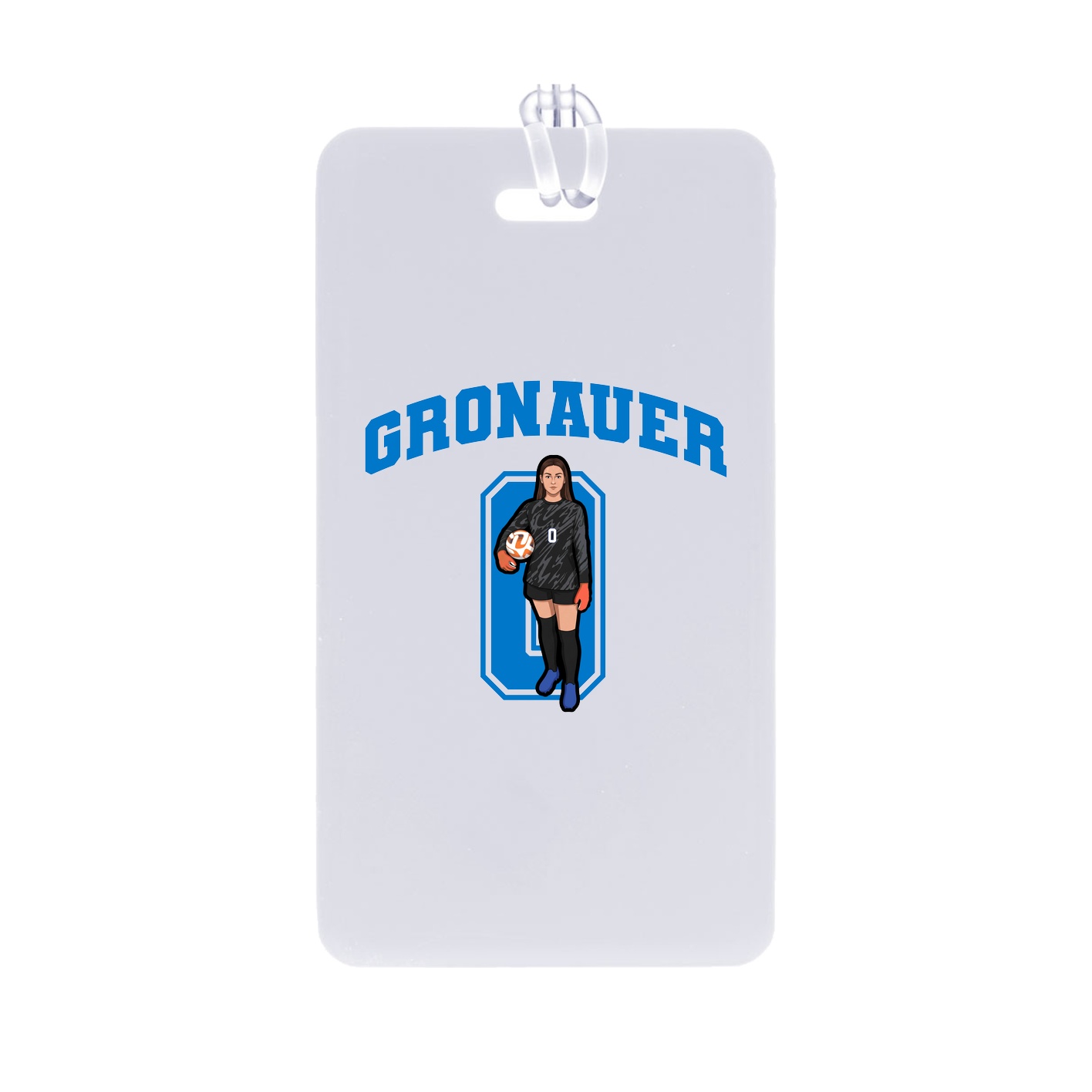 Bag Tag — Number in Classic