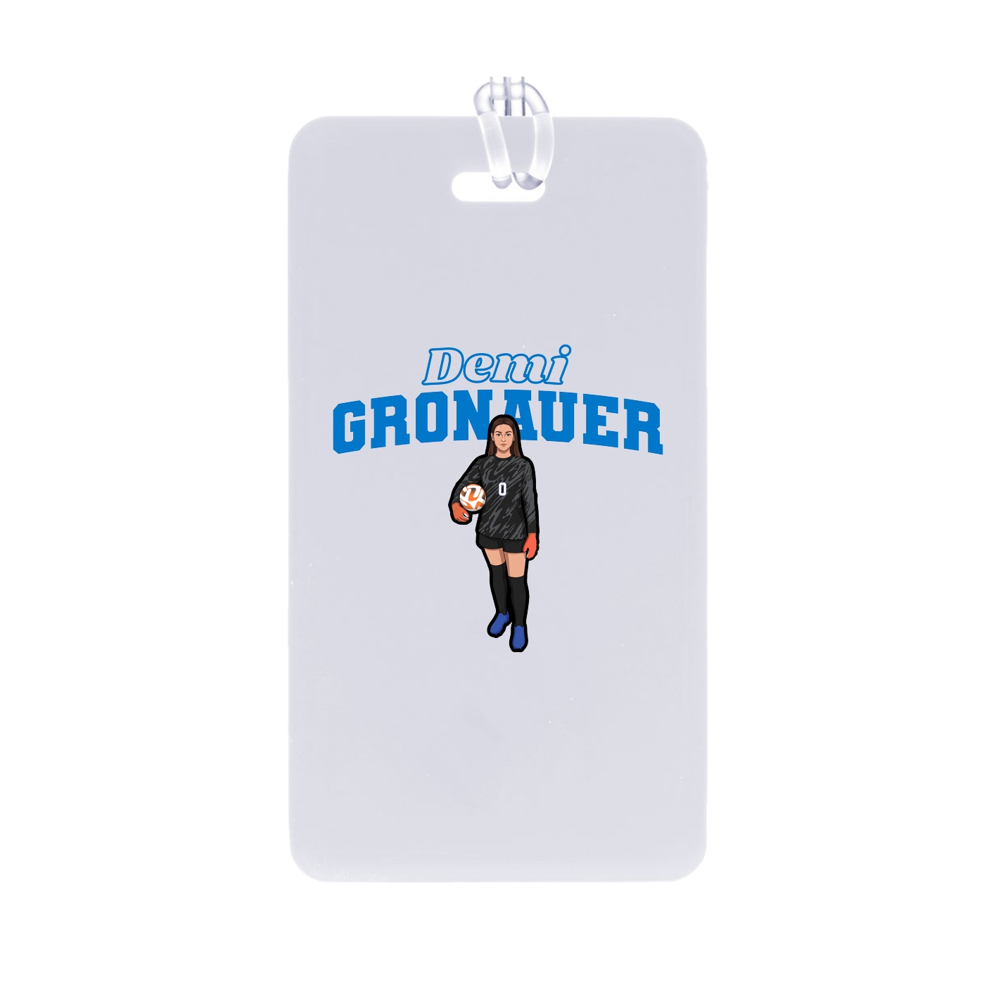 Bag Tag — Name Arch in Classic
