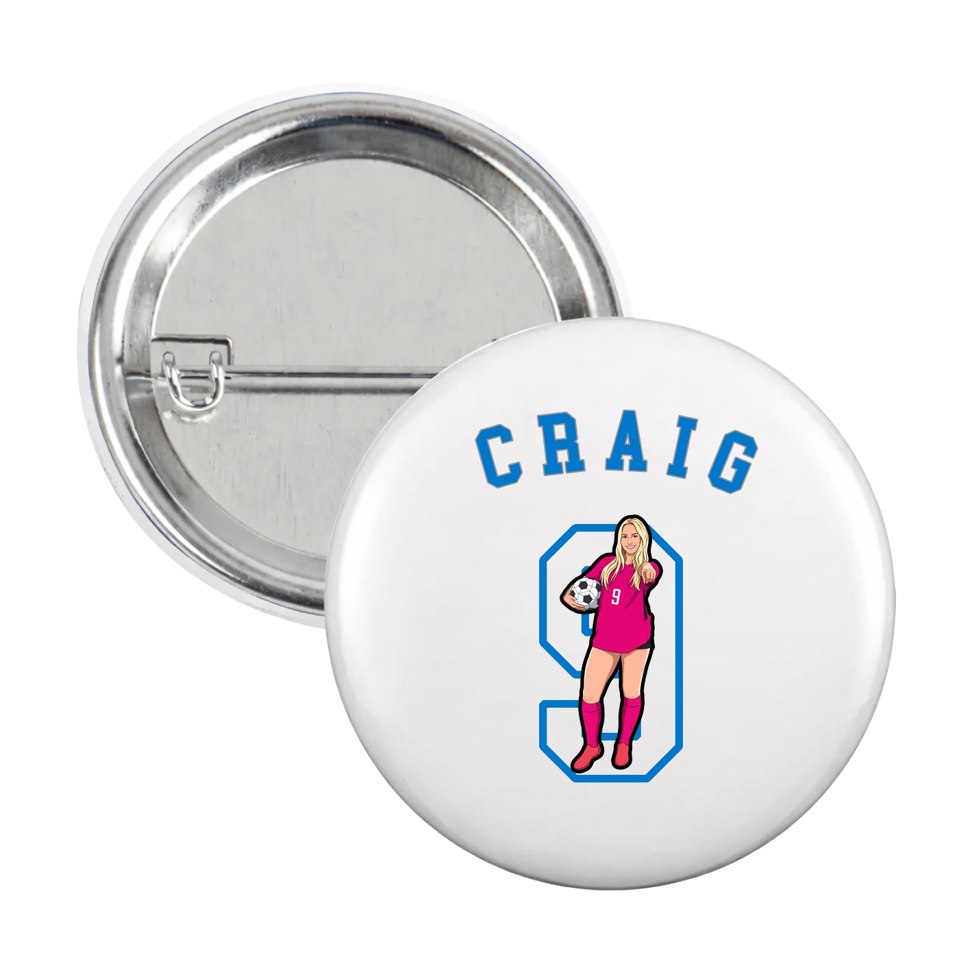 Game Day Button — Shirsey Arch in White