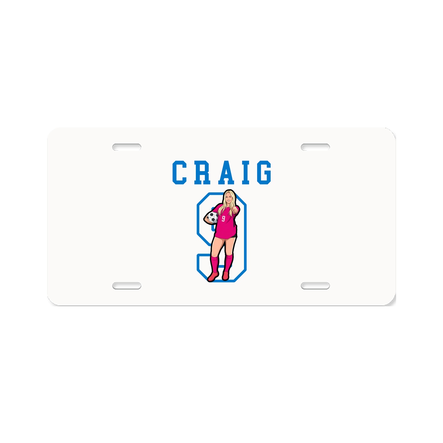 License Plate — Shirsey in Classic