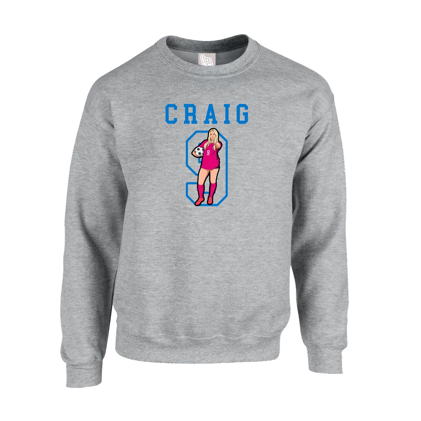 Fleece Crew — Shirsey in Grey