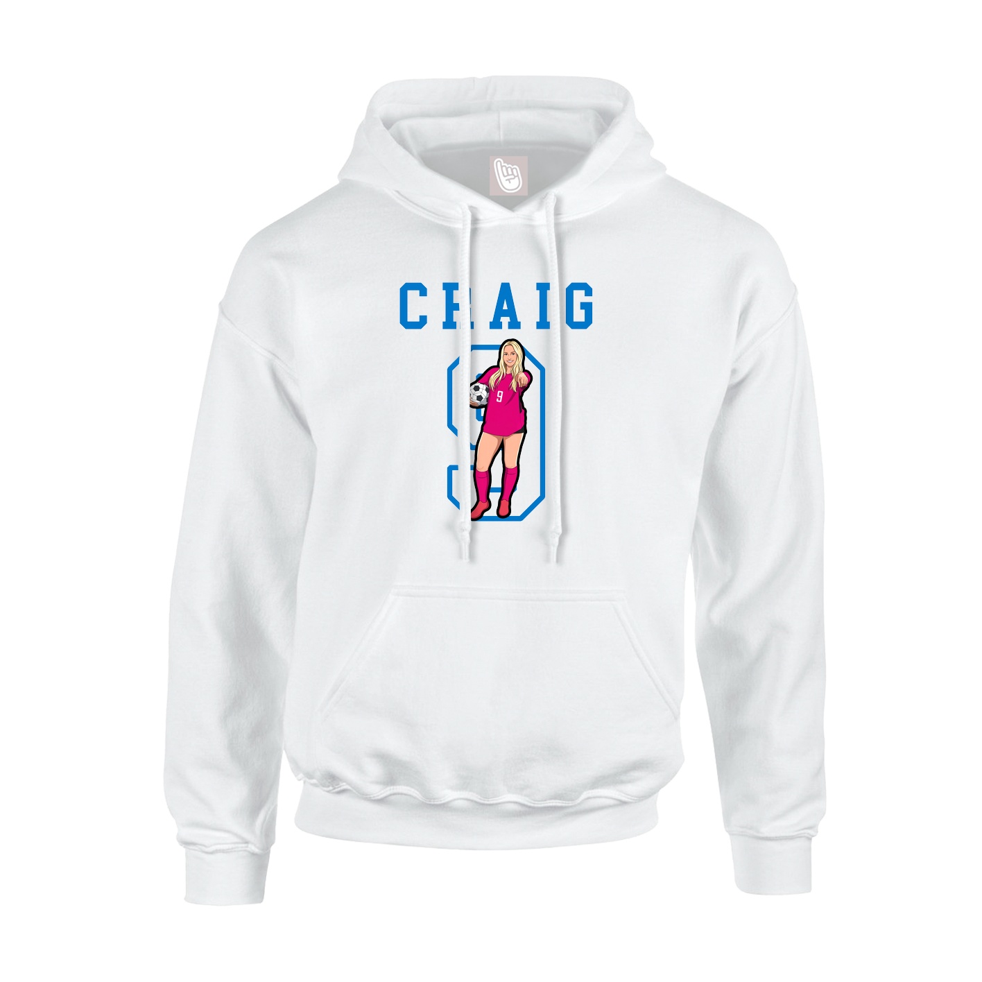 Youth Hoodie — Shirsey in White