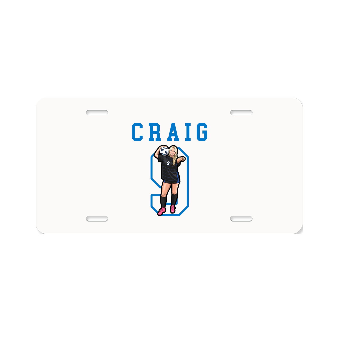 License Plate — Shirsey in Classic